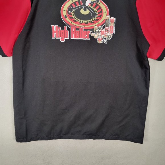 Crusin USA Bowling Shirt High Roller Collared Unique 2012 Short Sleeve Button Up - Picture 11 of 16